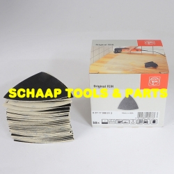 Schuurpapier met klitbevestiging zonder perforatie 80 x 80 x 80 mm korrel 180 | 63717.088.012